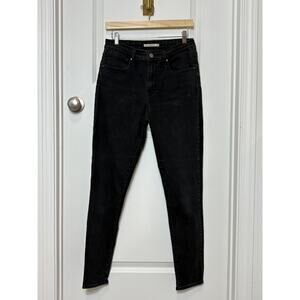 Levi's 721 High Rise Skinny Women’s Jeans Soft Black Size 30/28
